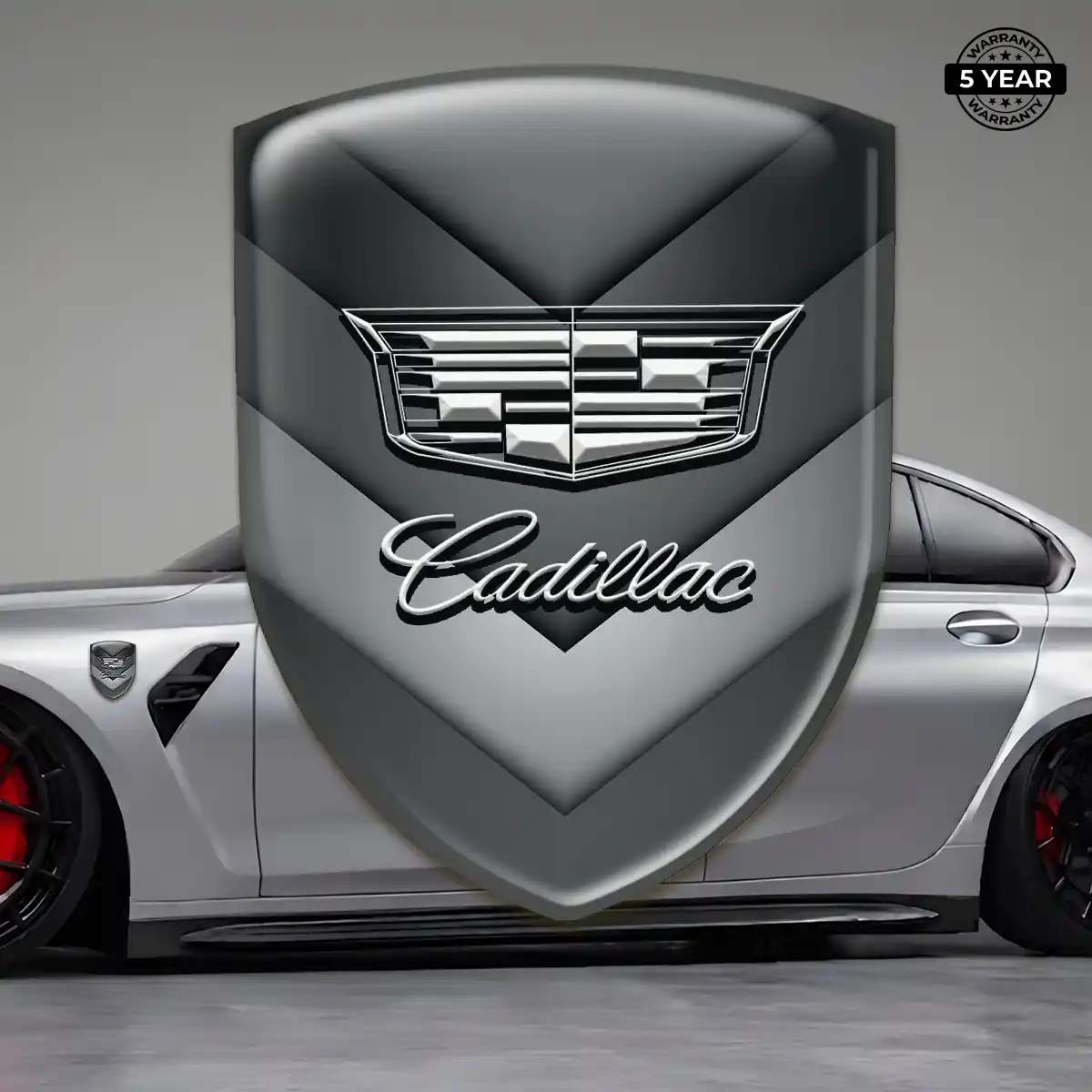 Cadillac 3D Emblem Sticker Resin Elite