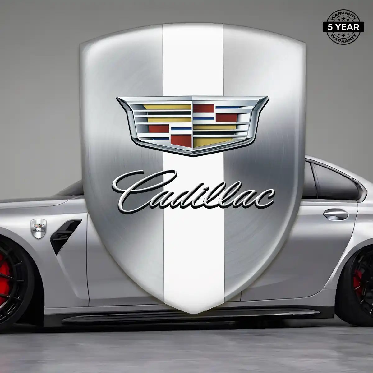 Cadillac 3D Emblem Sticker Signature Edition