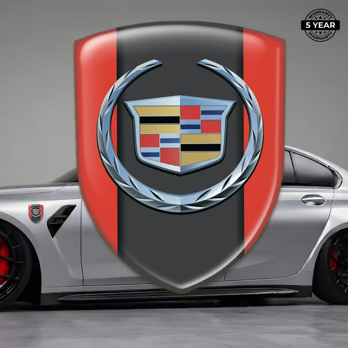 Cadillac 3D Gel Sticker Deluxe Edition
