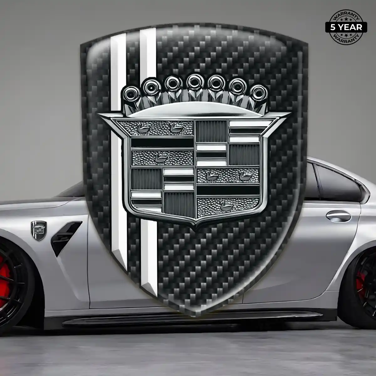 Cadillac 3D Gel Sticker Elite Edition