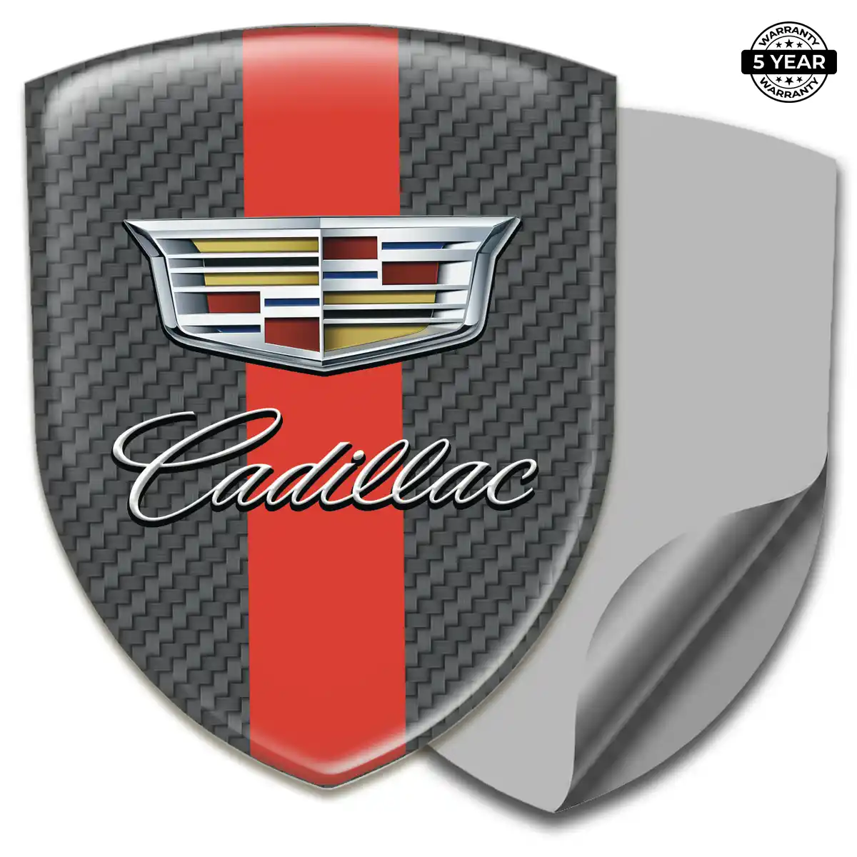 Cadillac 3D Gel Sticker Exterior Luxe