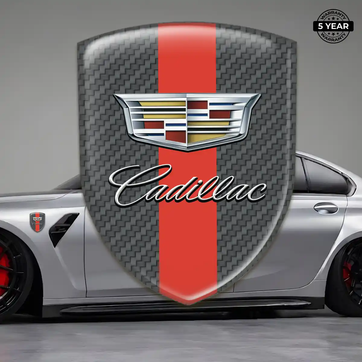 Cadillac 3D Gel Sticker Exterior Luxe