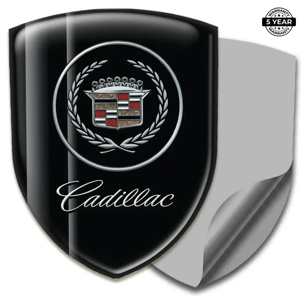 Cadillac 3D Gel Sticker Performance Style