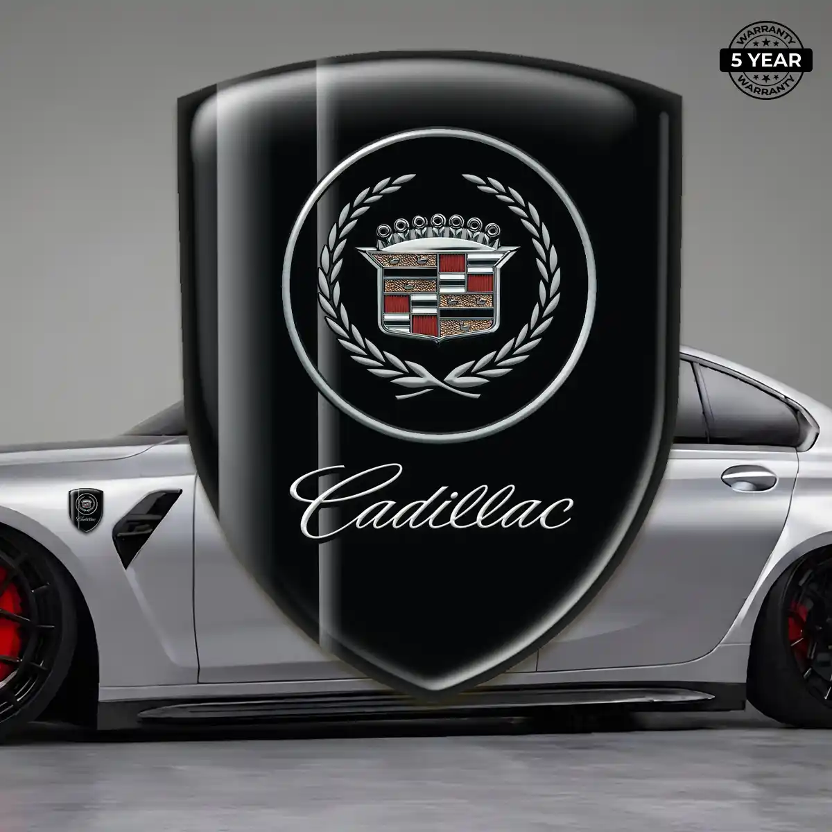 Cadillac 3D Gel Sticker Performance Style
