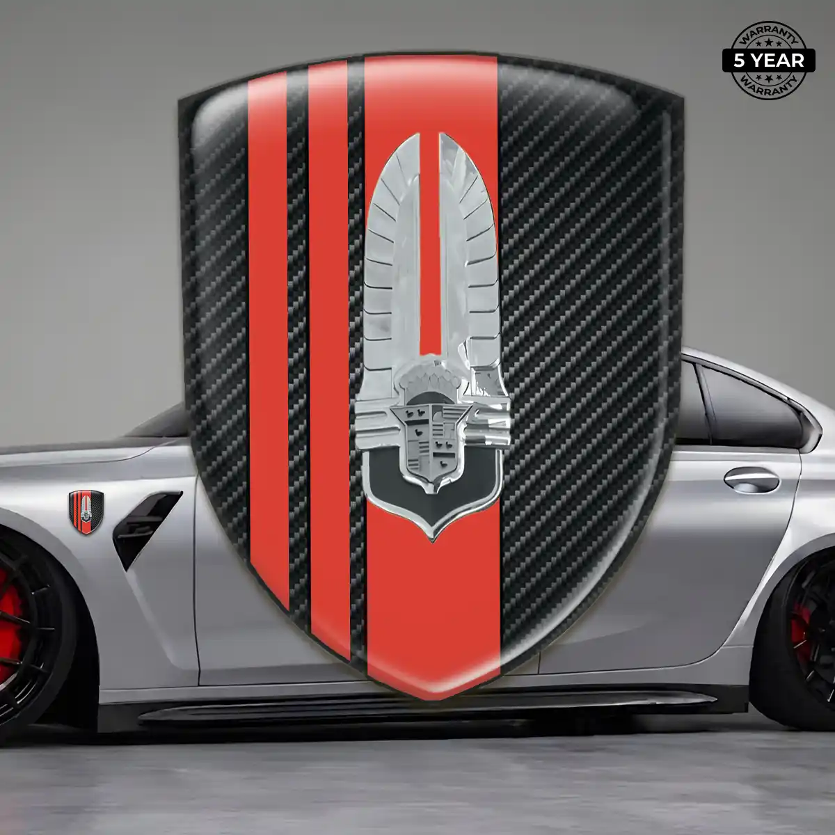 Cadillac 3D Gel Sticker Premium Dome