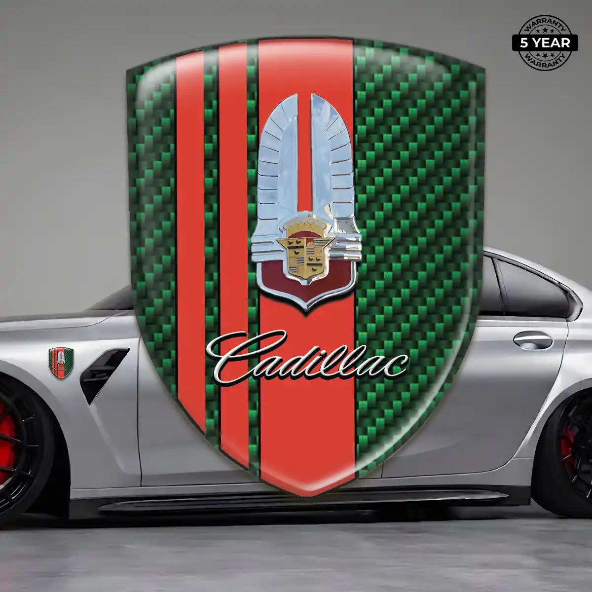 Cadillac 3D Gel Sticker Sleek Style