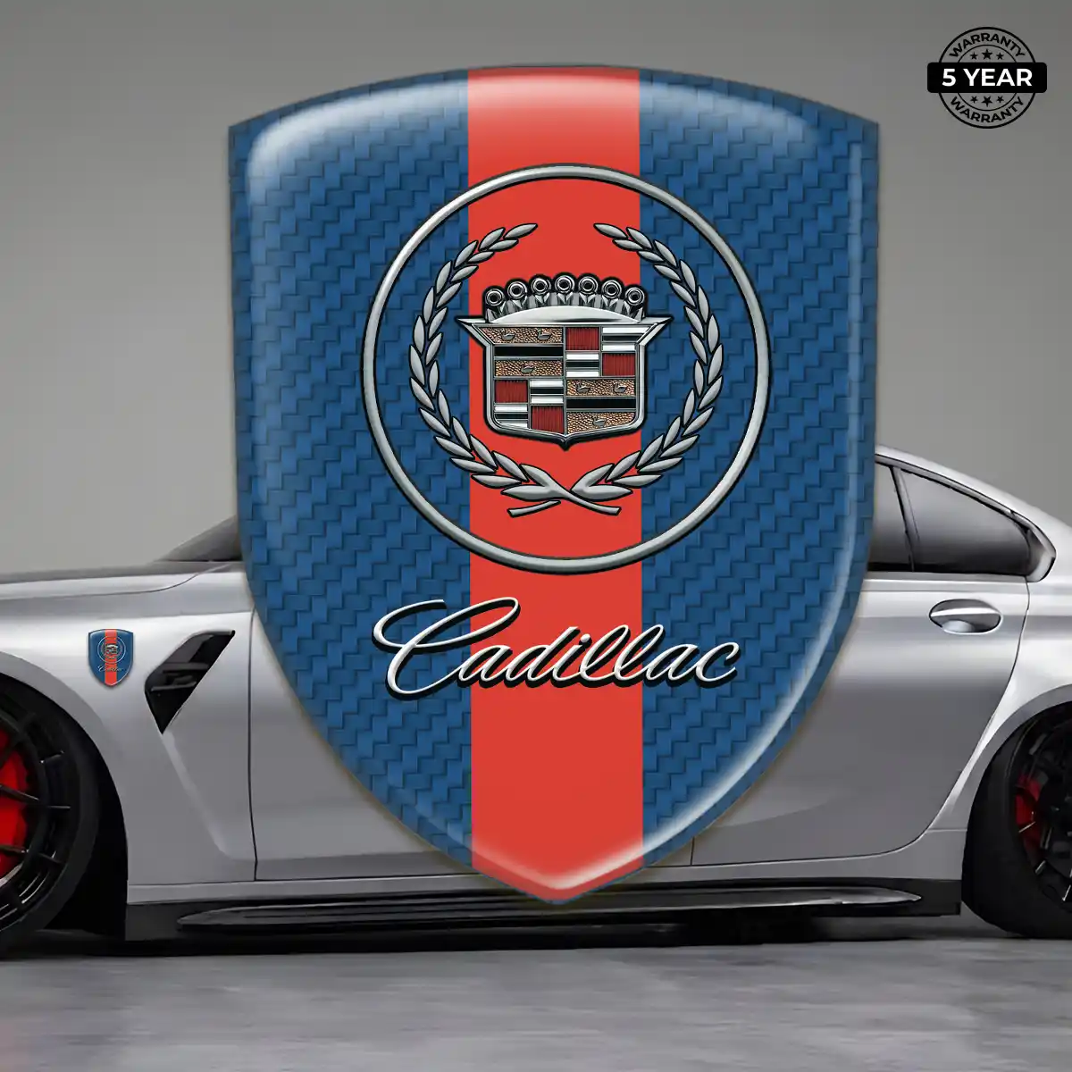 Cadillac 3D Gel Sticker Sport Tuning