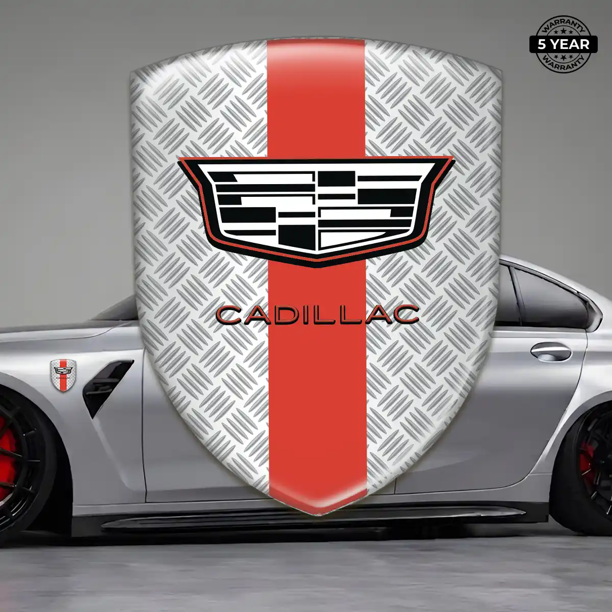 Cadillac 3D Logo Sticker Auto Tuning