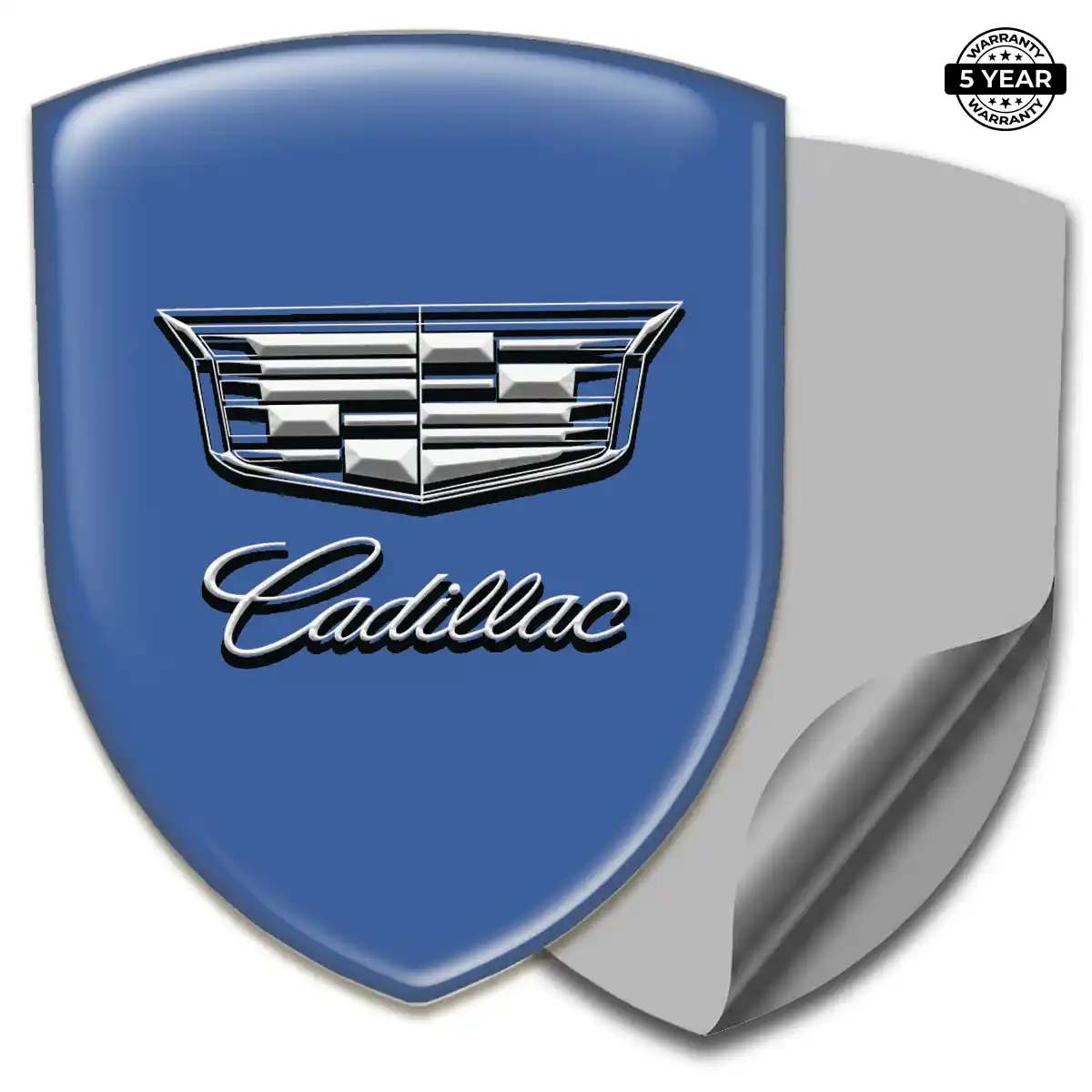 Cadillac 3D Logo Sticker Elite Finish