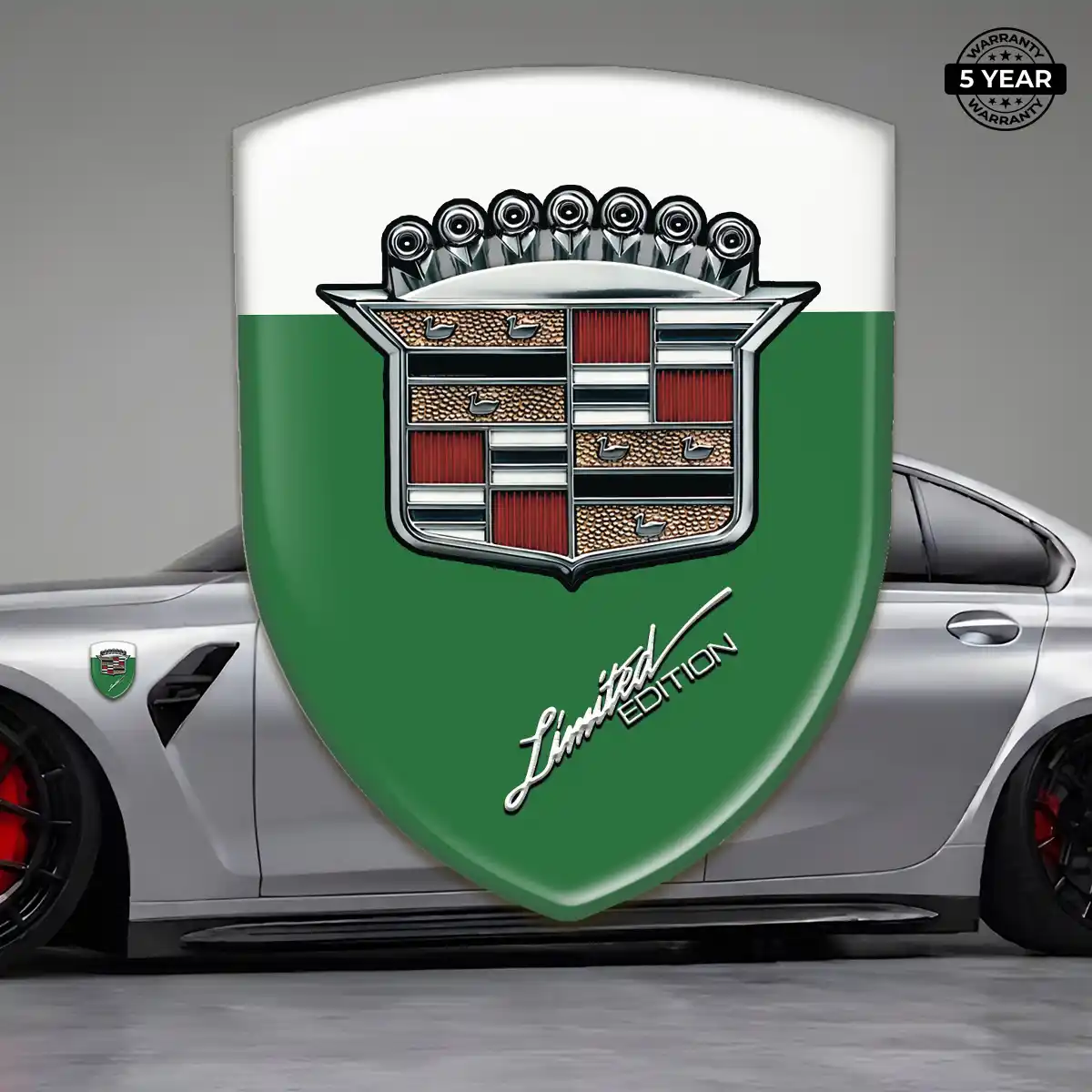 Cadillac 3D Logo Sticker Interior Luxe