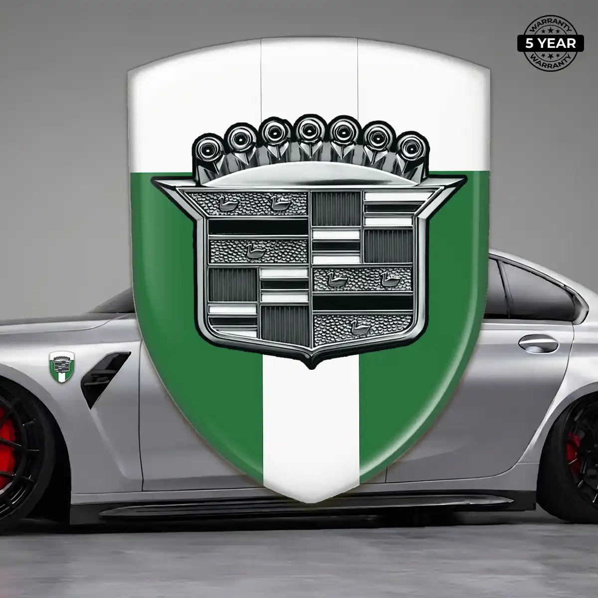 Cadillac 3D Logo Sticker Noble Edition