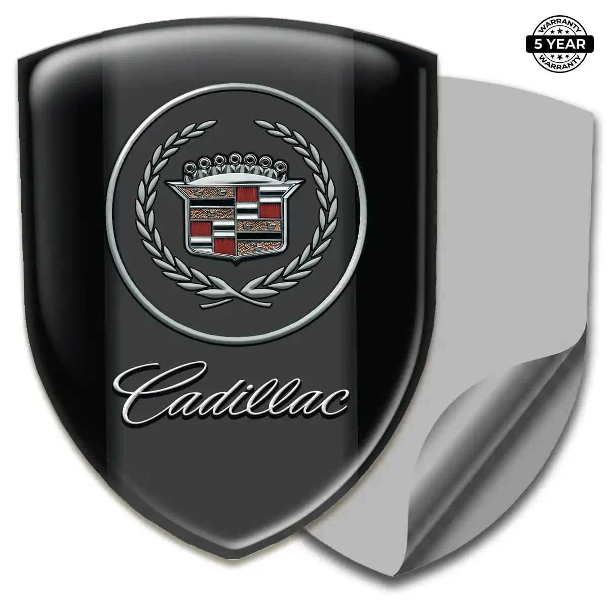 Cadillac 3D Logo Sticker Performance Style
