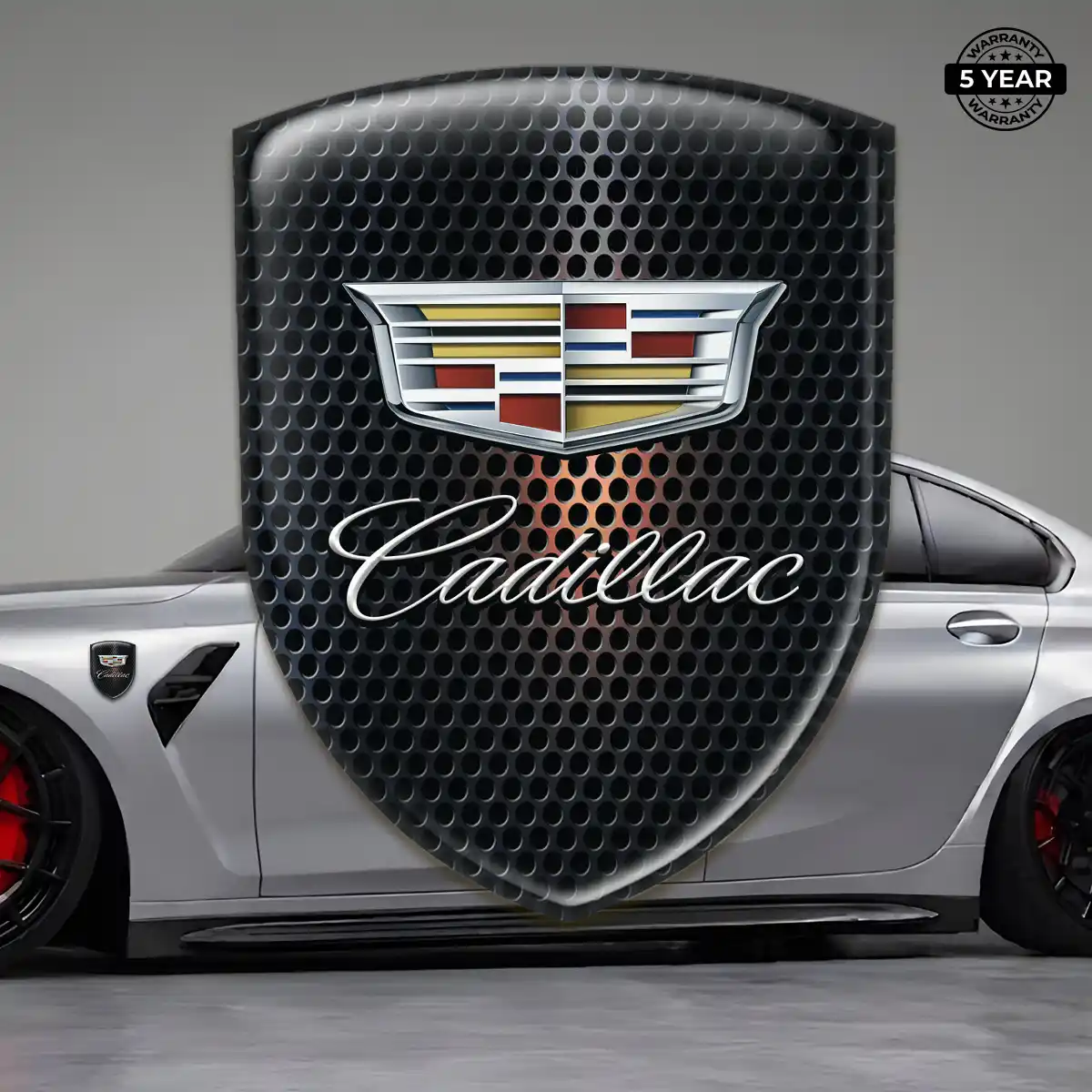 Cadillac 3D Logo Sticker Prestige Line