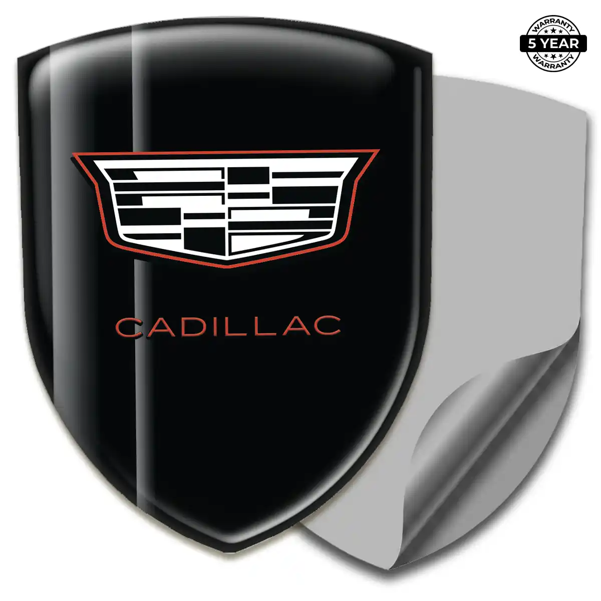 Cadillac 3D Resin Sticker Auto Tuning