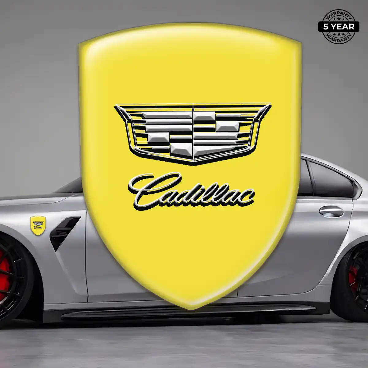 Cadillac 3D Resin Sticker Exterior Luxe
