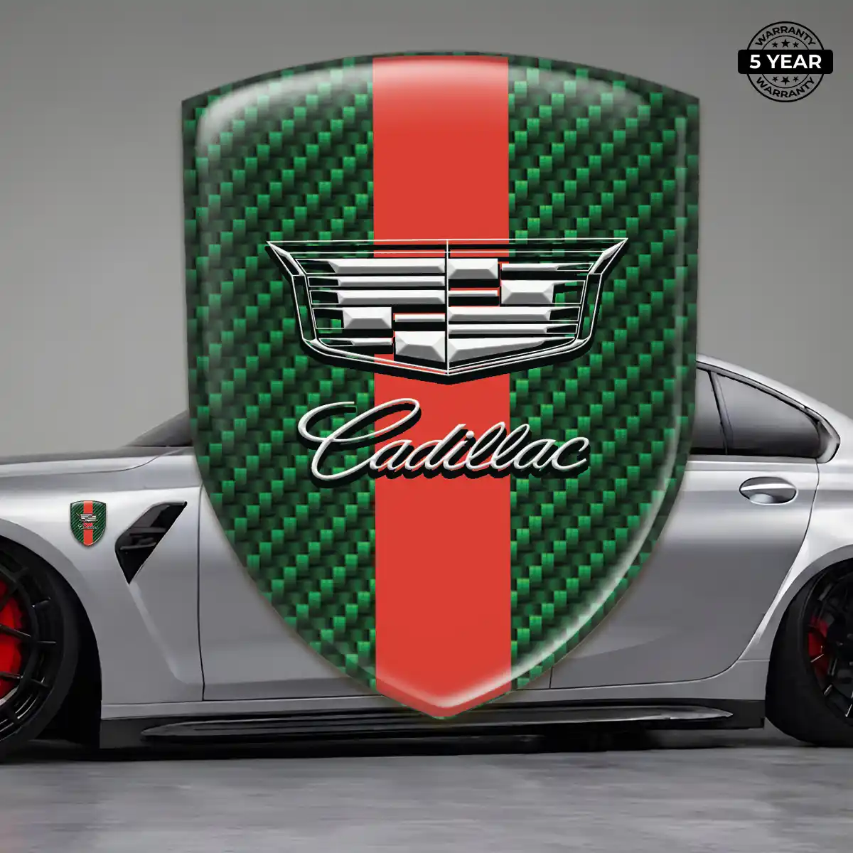 Cadillac 3D Resin Sticker Interior Elegance