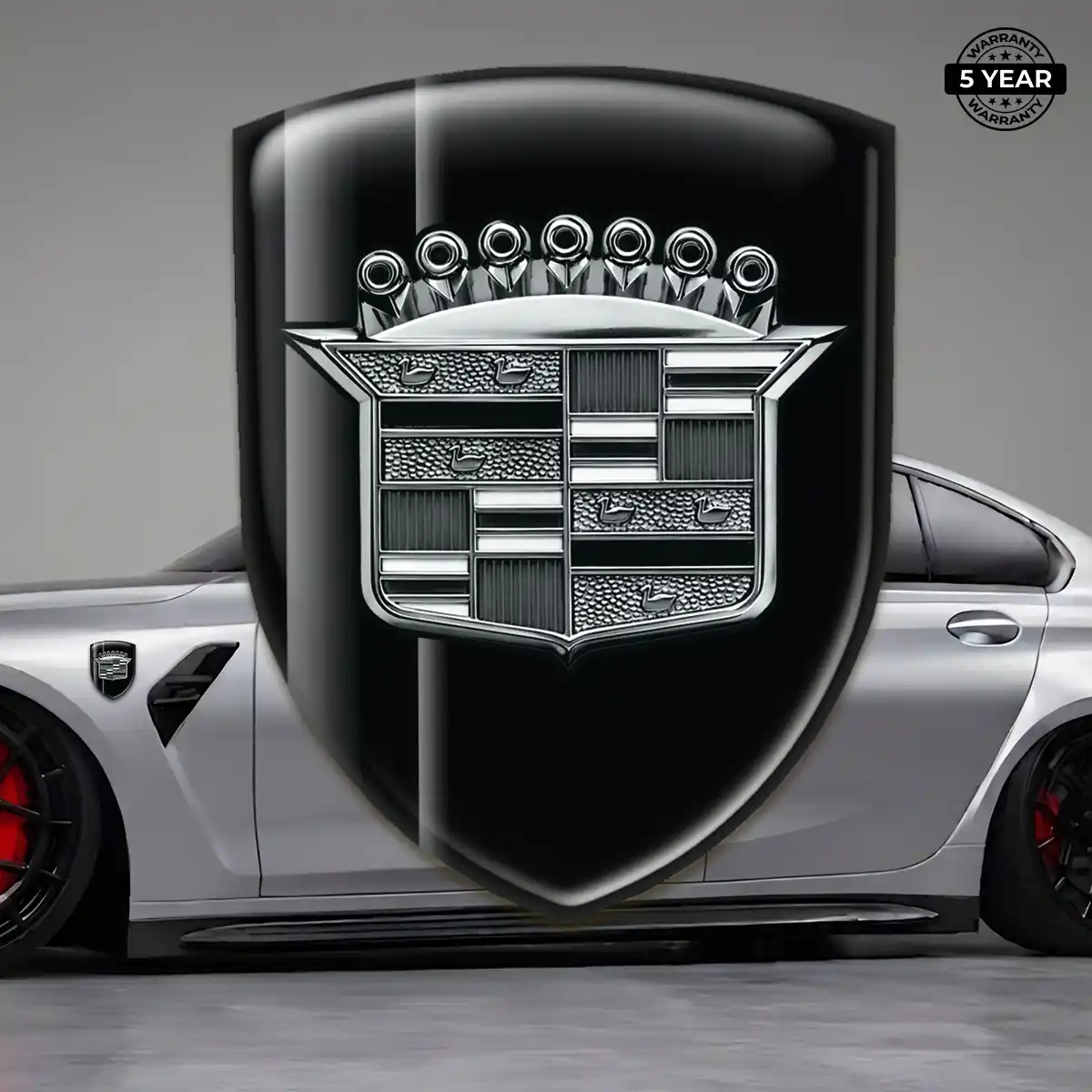 Cadillac 3D Resin Sticker Noble Edition