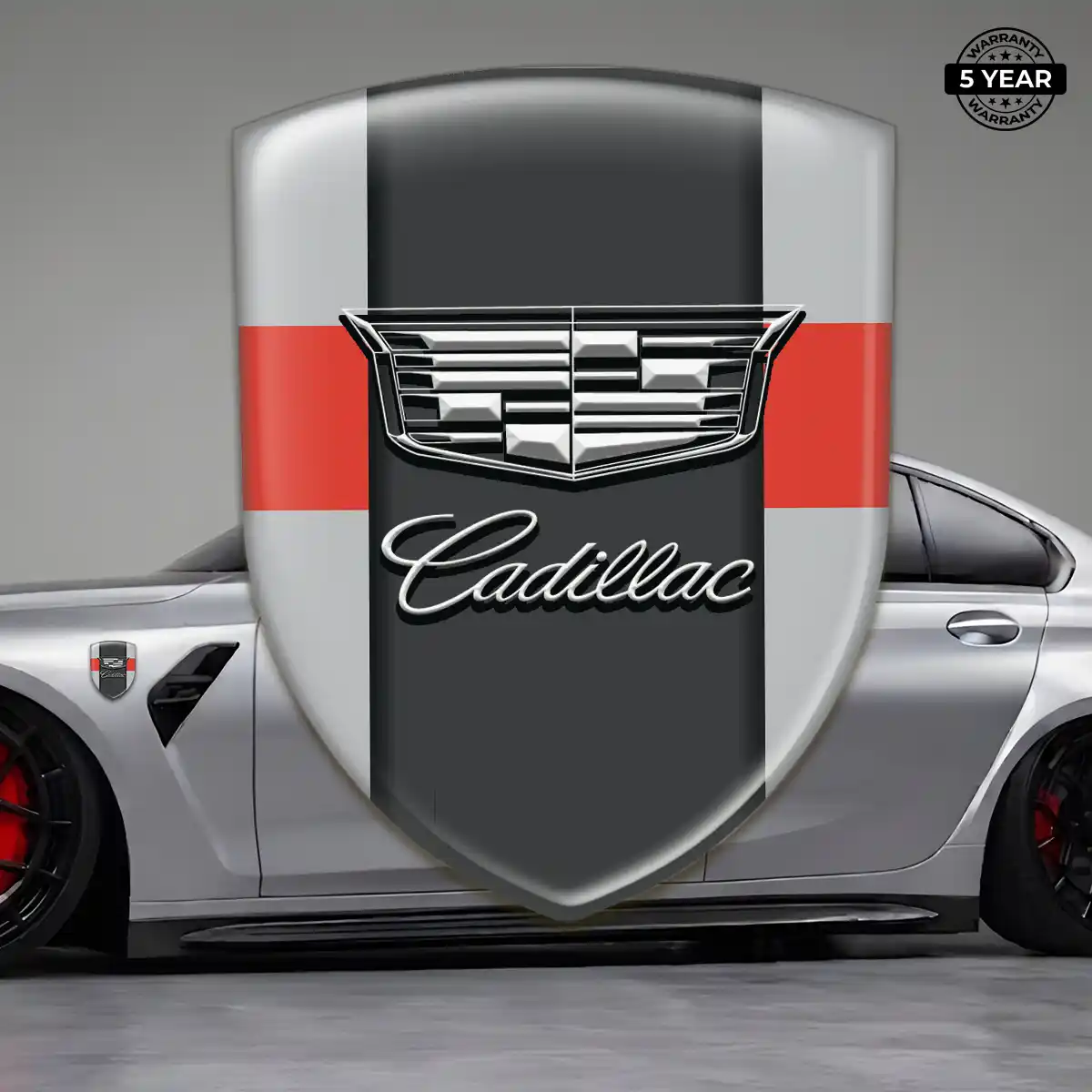 Cadillac 3D Resin Sticker Performance Style