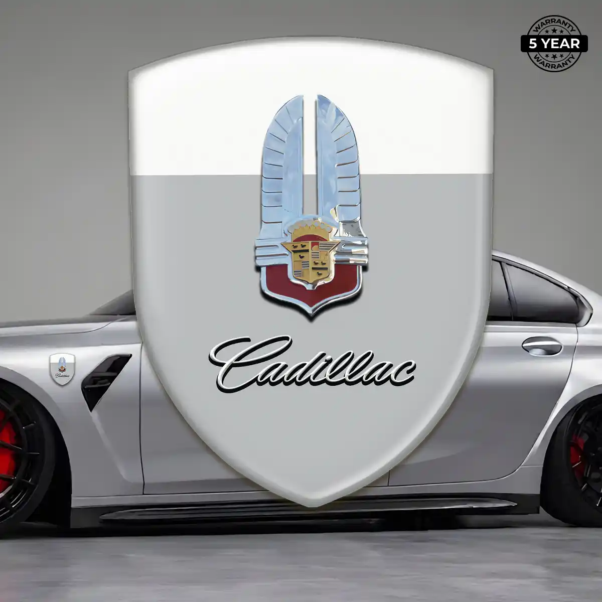 Cadillac 3D Resin Sticker Prime Quality
