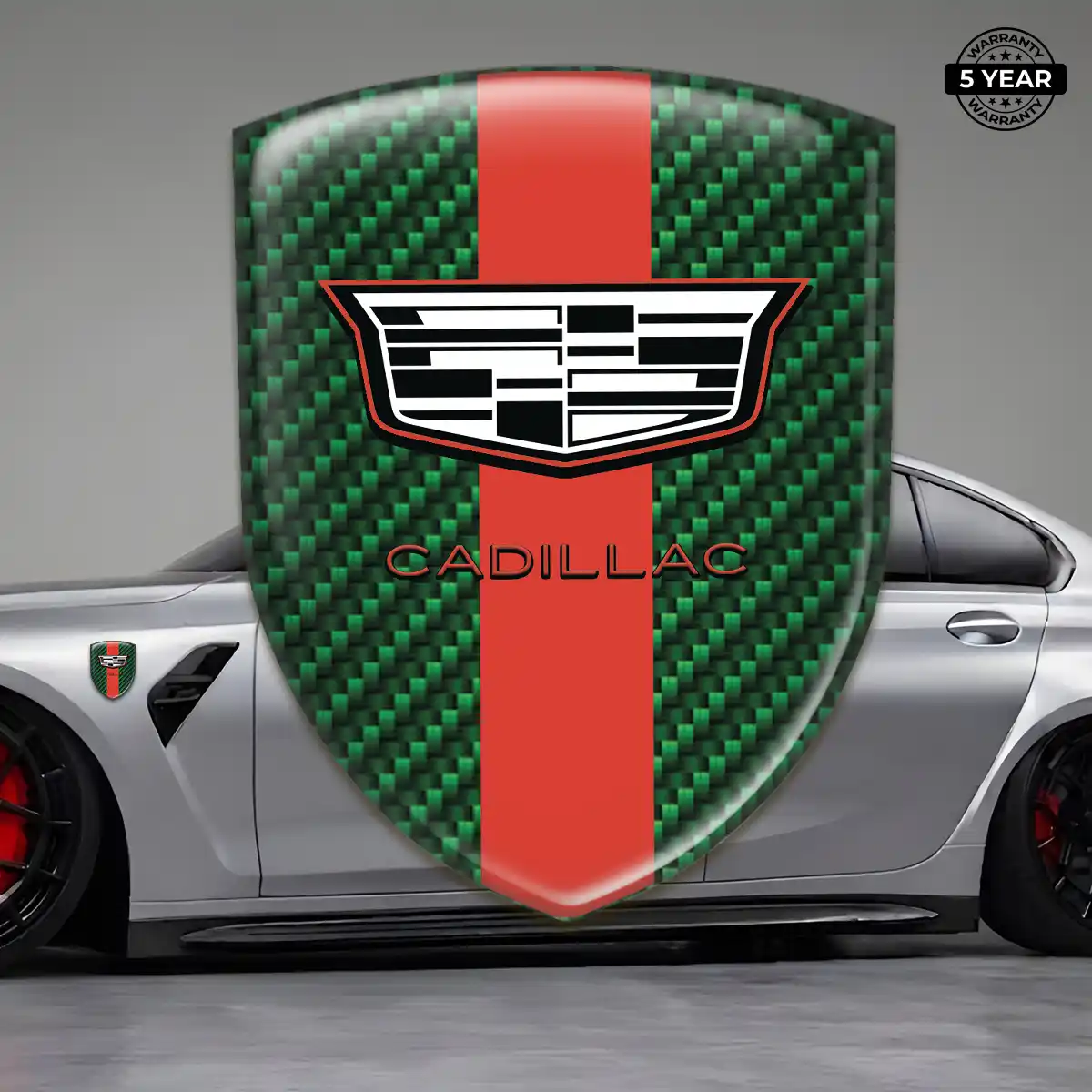 Cadillac 3D Resin Sticker Signature Edition