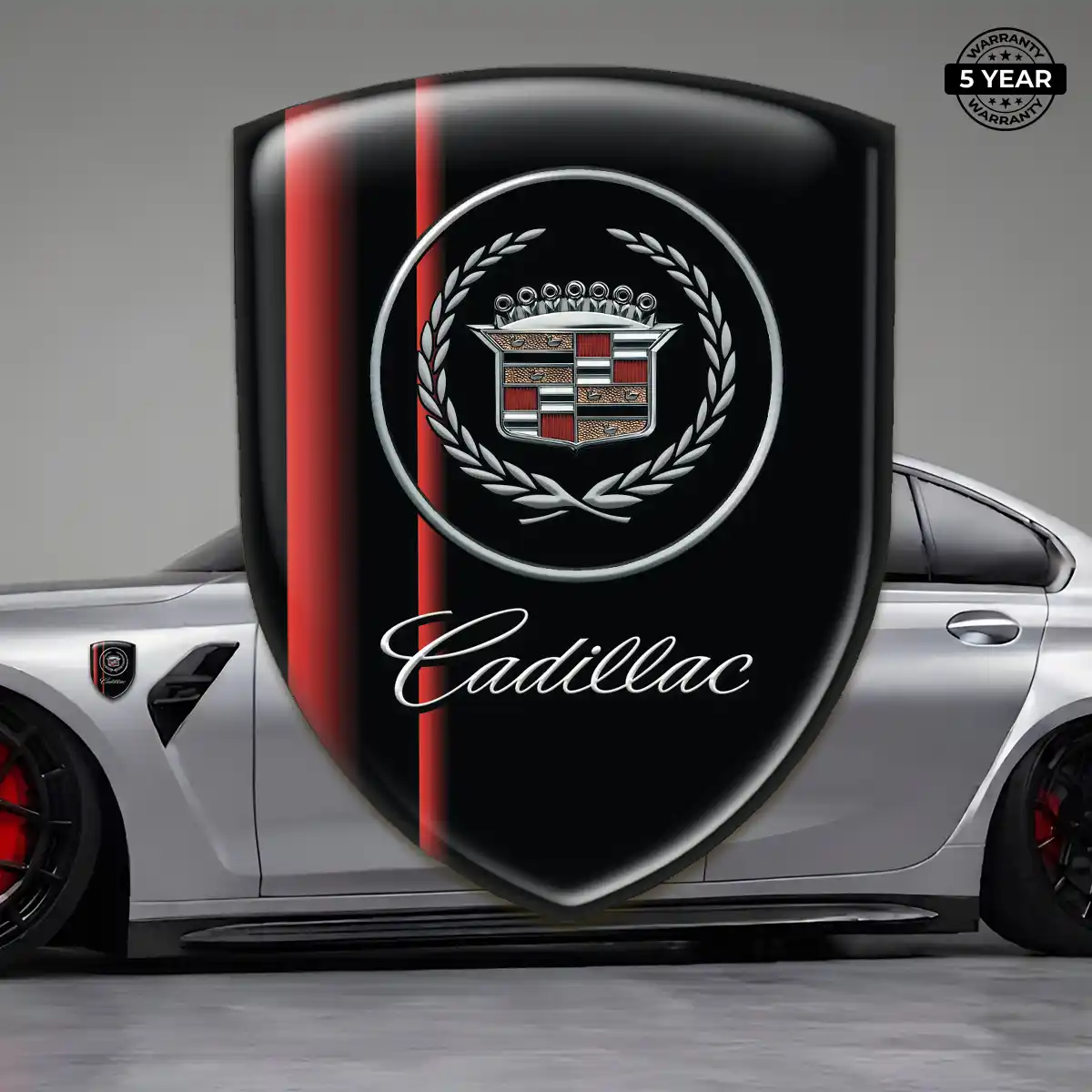 Cadillac 3D Resin Sticker Sport Tuning