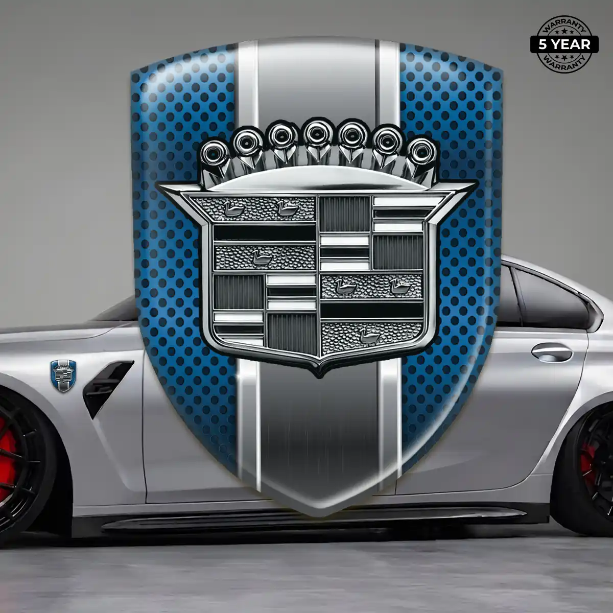 Cadillac 3D Resin Sticker Street Tuning