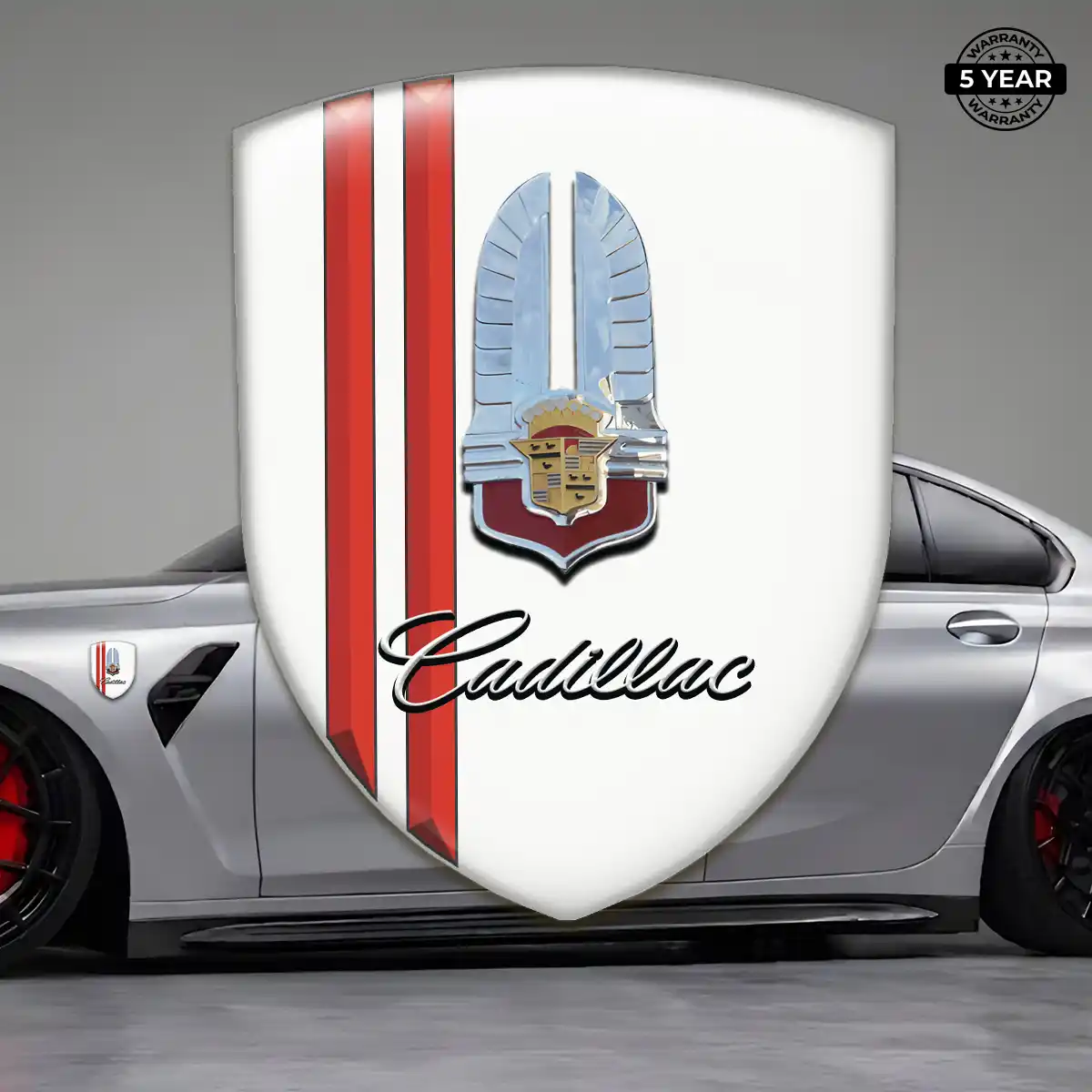 Cadillac 3D Resin Sticker Vortex Series
