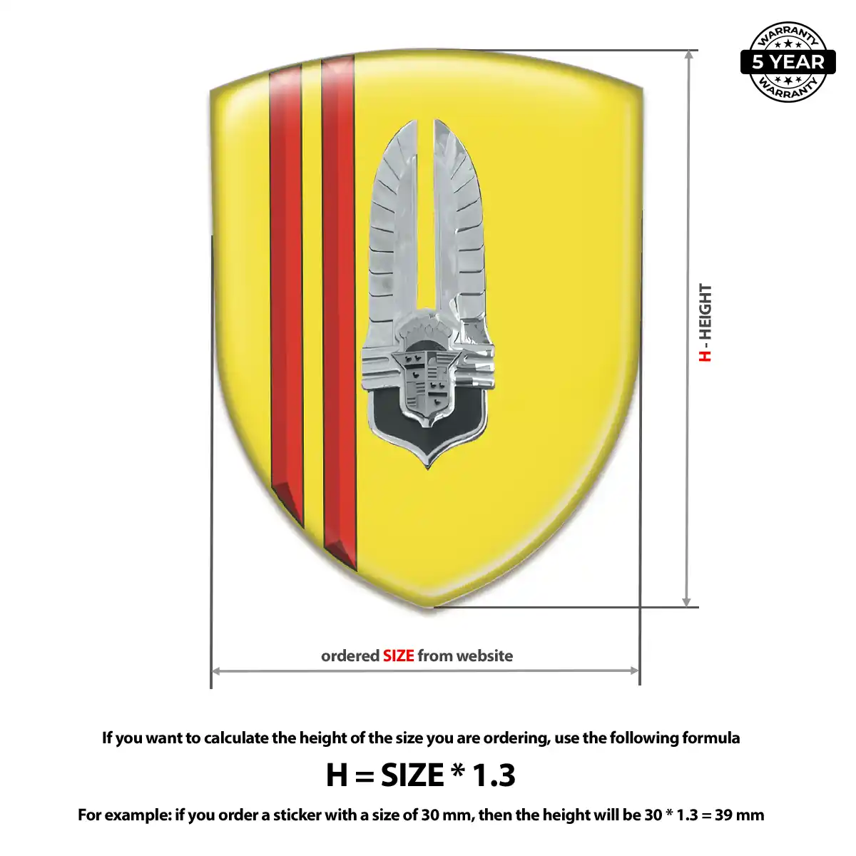 Cadillac Automotive Emblem Sticker Cabin Style