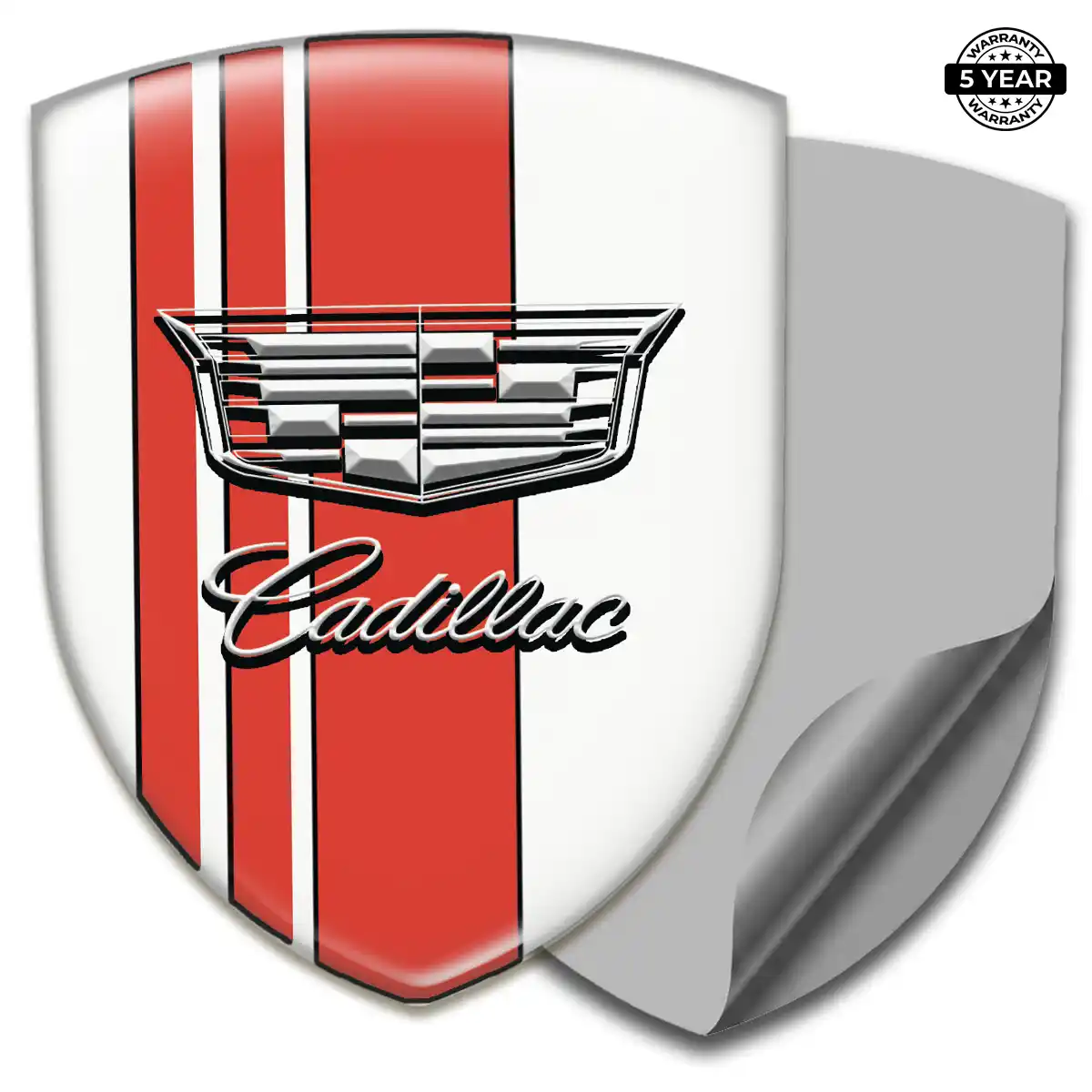 Cadillac Automotive Emblem Sticker Exclusive Series