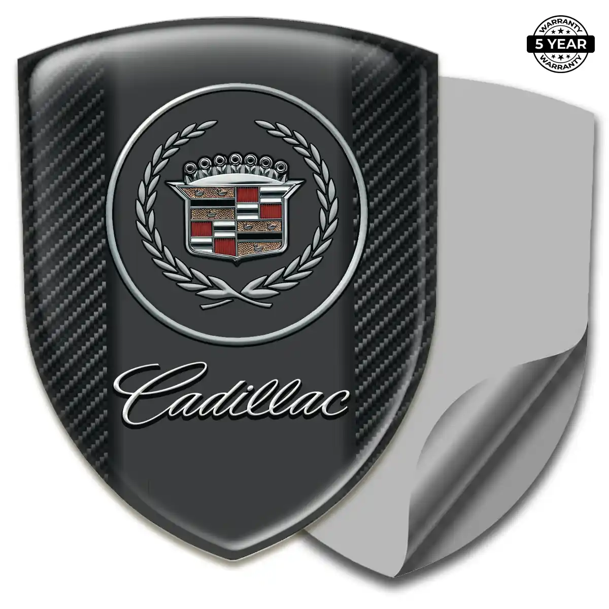 Cadillac Automotive Emblem Sticker Exterior Luxe