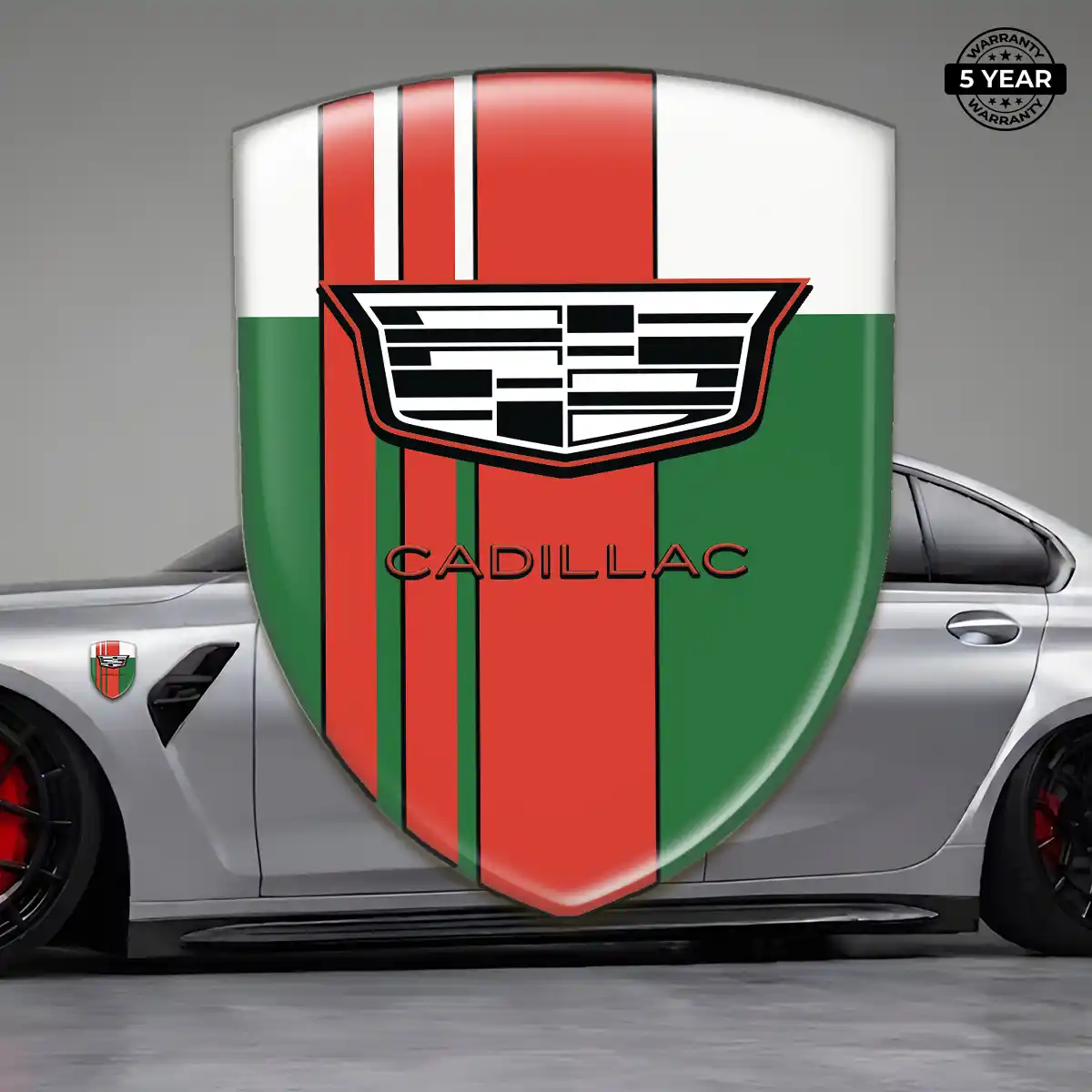 Cadillac Automotive Emblem Sticker Marked Edition