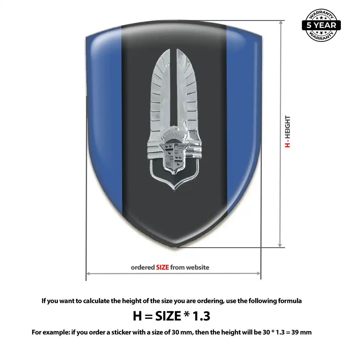 Cadillac Automotive Emblem Sticker Noble Edition