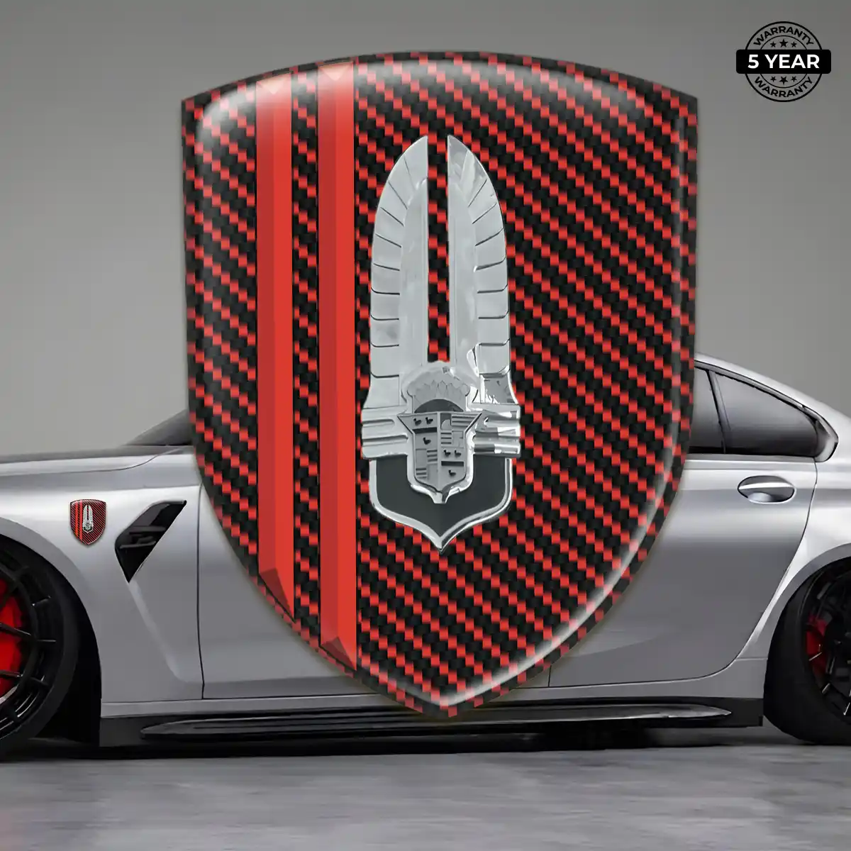 Cadillac Automotive Emblem Sticker Performance Style