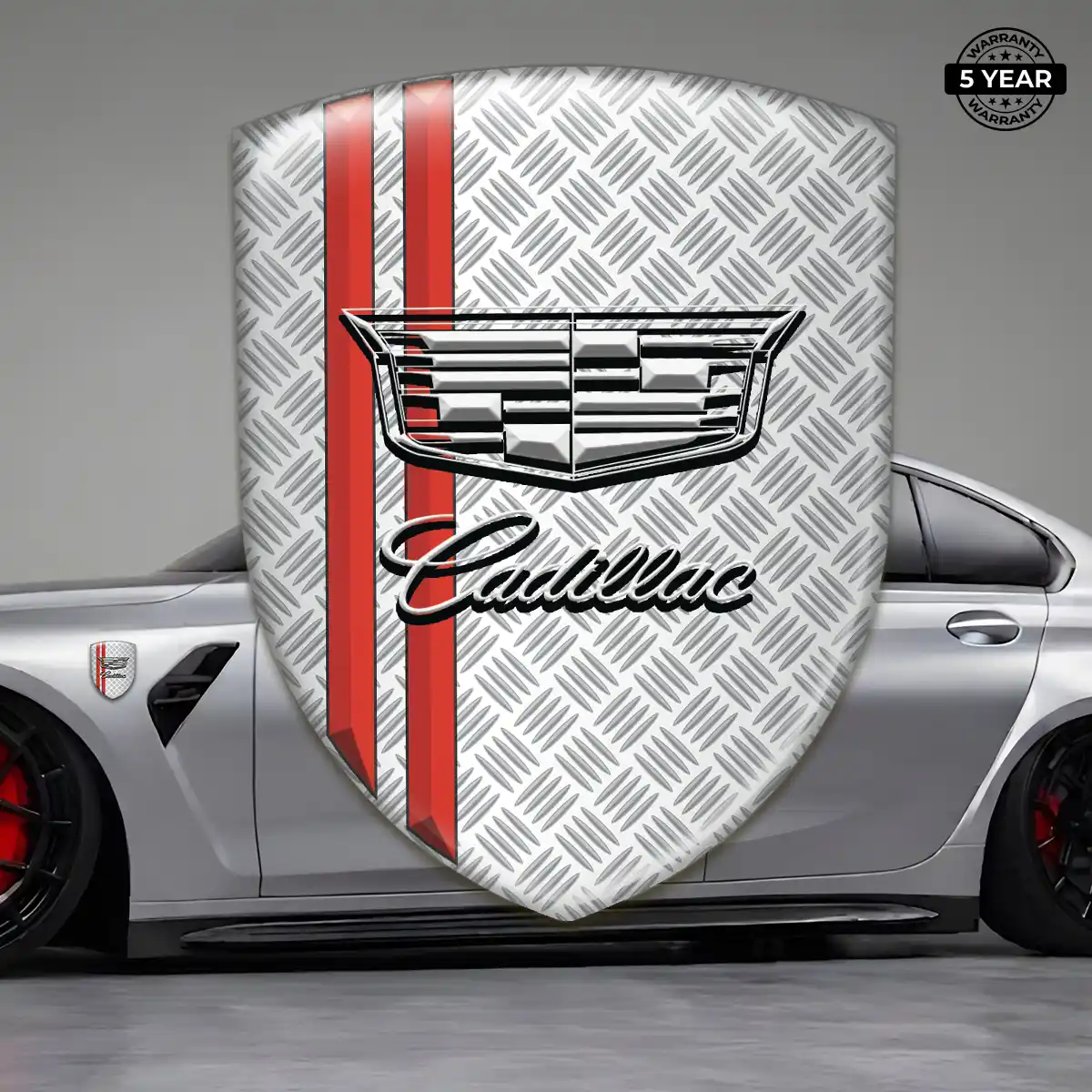 Cadillac Automotive Emblem Sticker Signature Grade