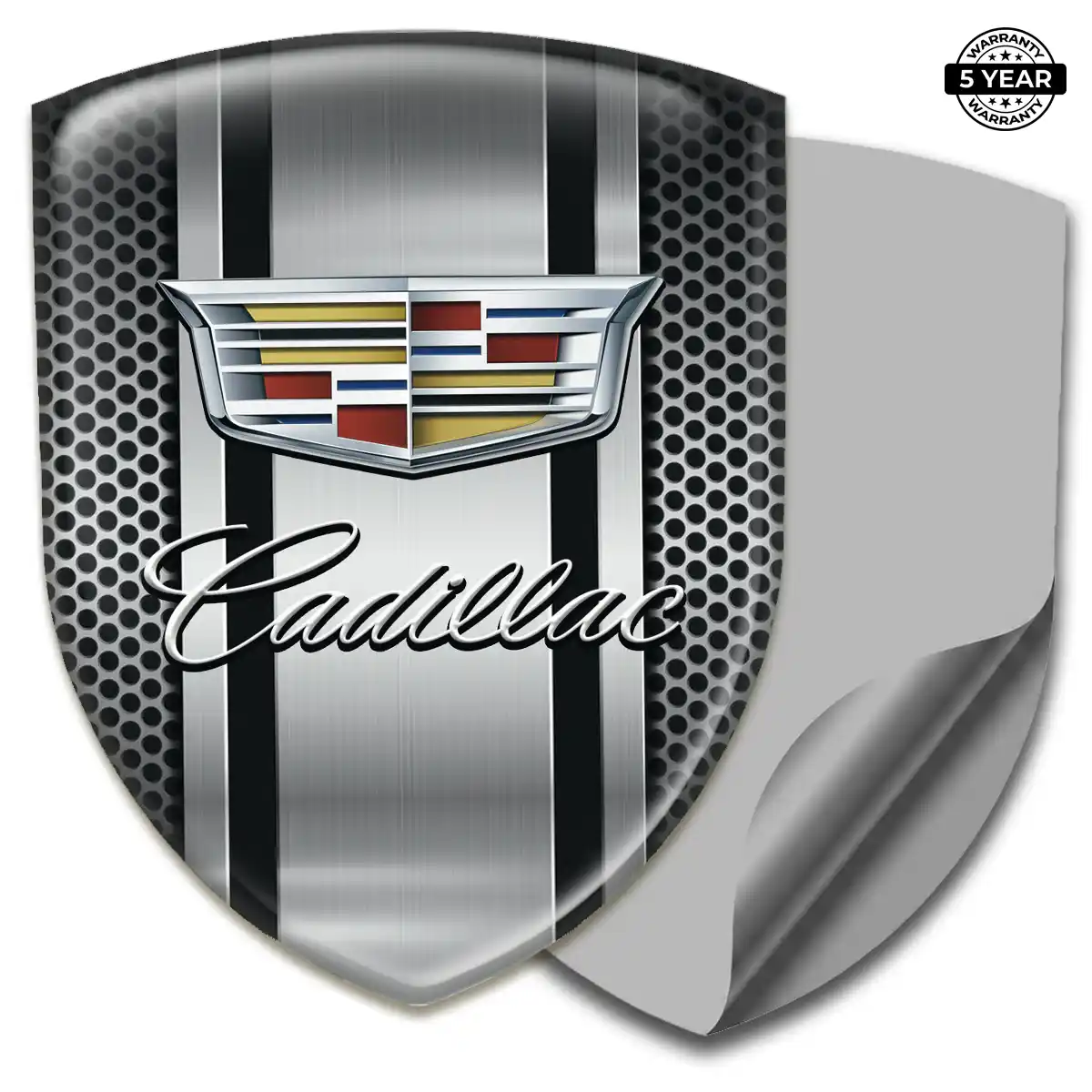 Cadillac Automotive Emblem Sticker Street Tuning