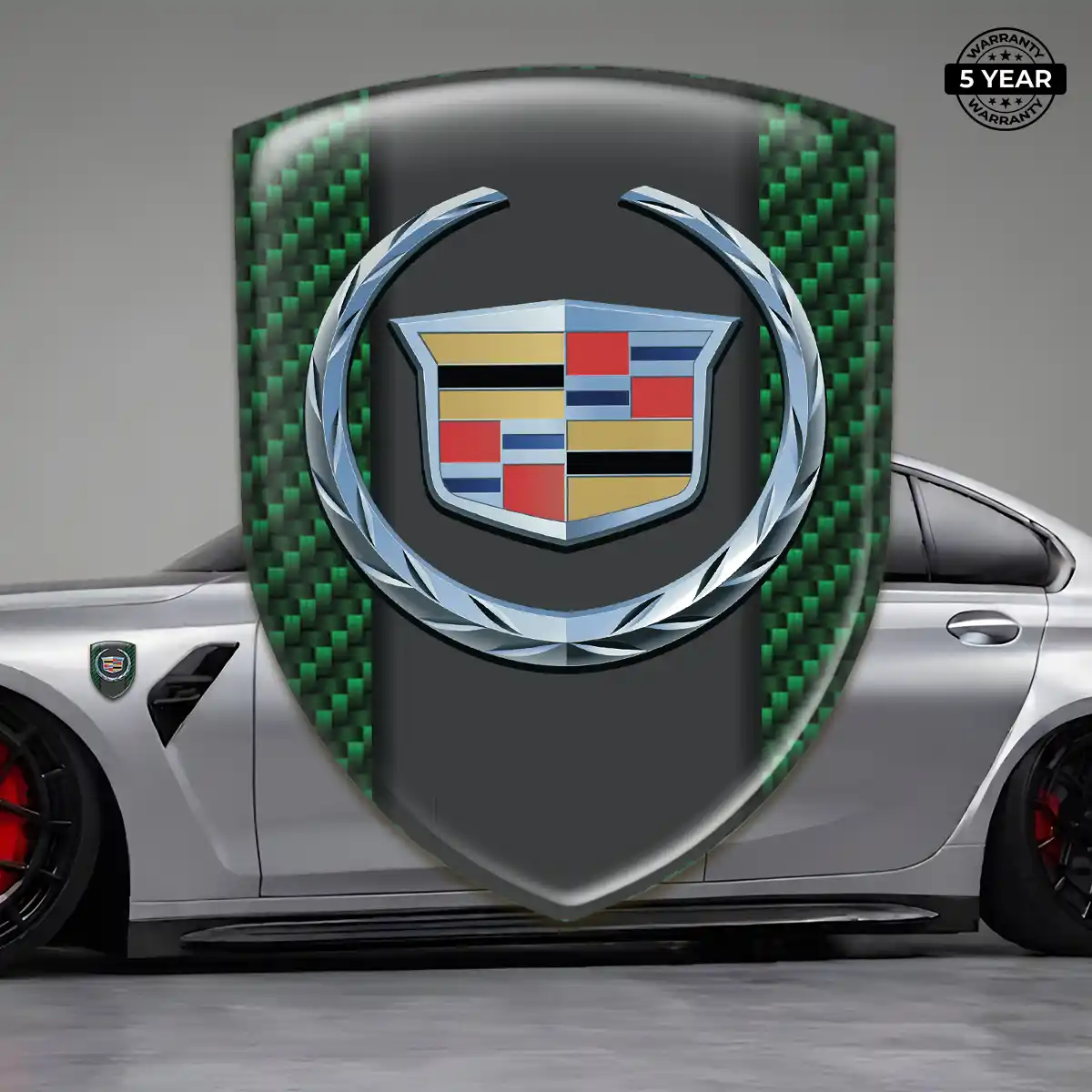 Cadillac Automotive Logo Sticker Noble Edition