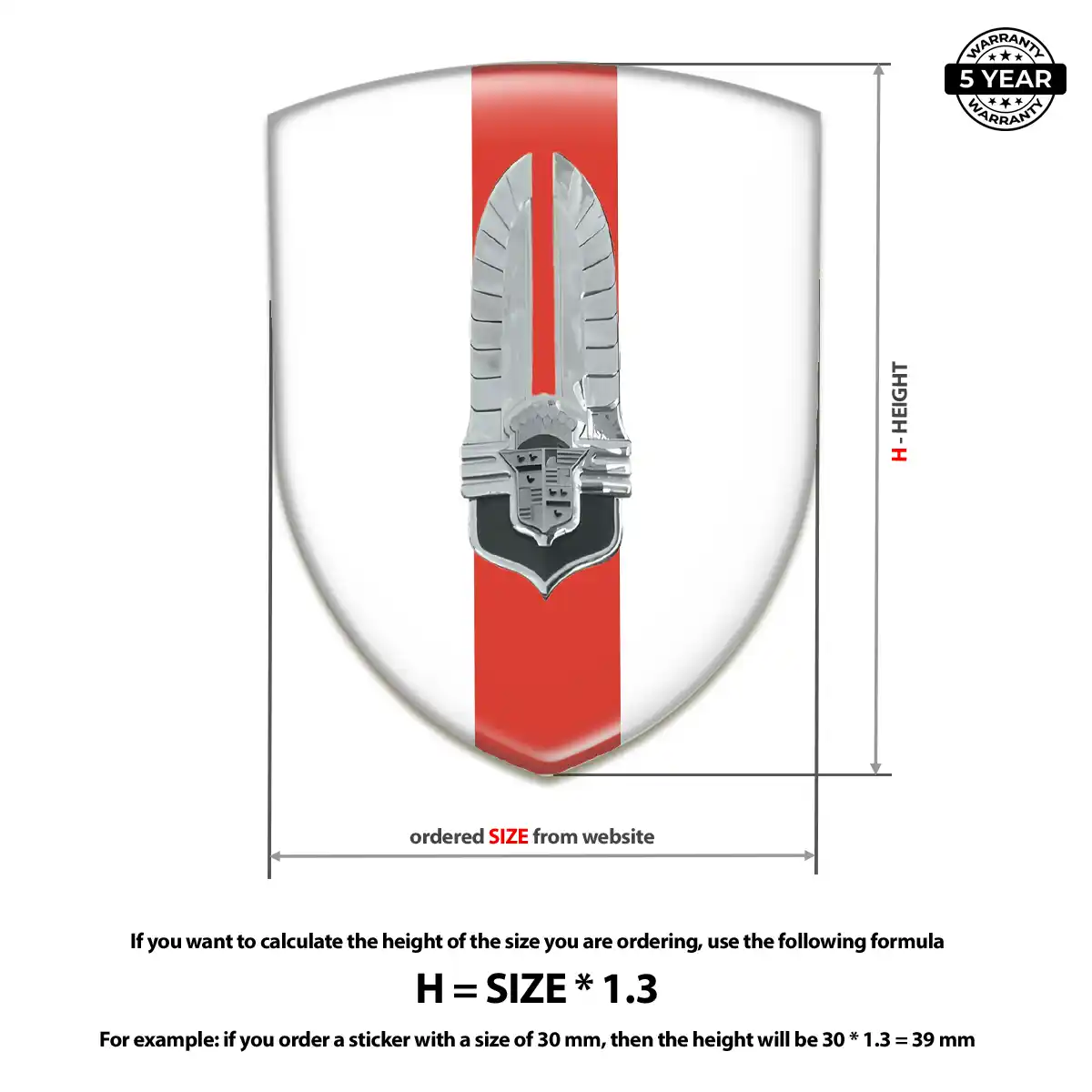 Cadillac Automotive Resin Decal Auto Tuning