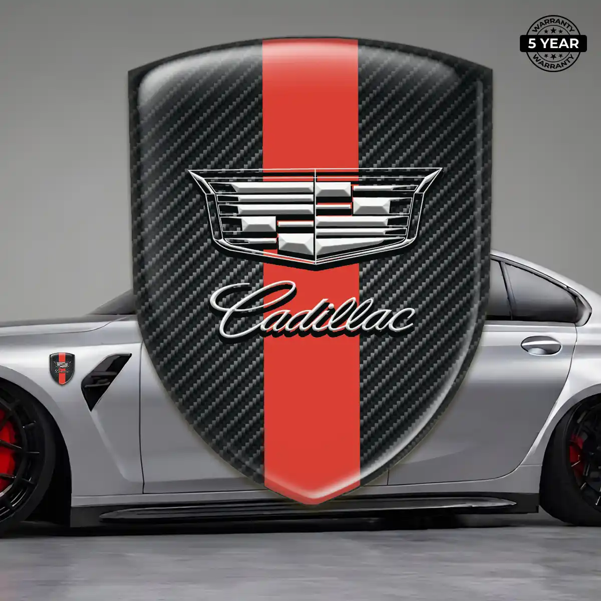 Cadillac Automotive Resin Decal Branded Line