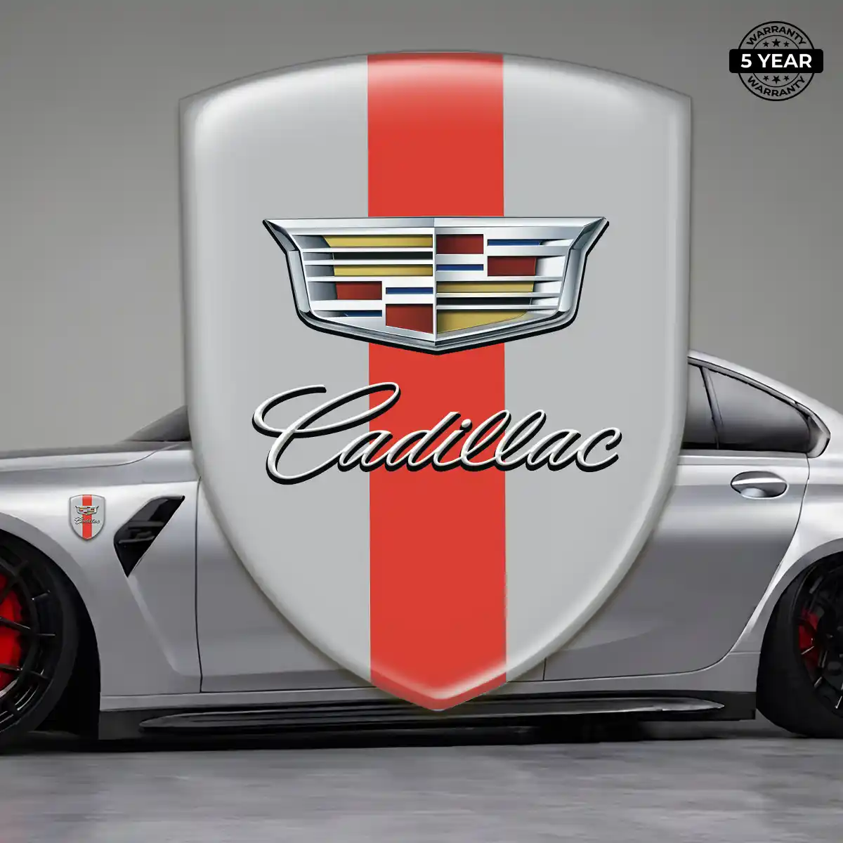 Cadillac Automotive Resin Decal Elite Finish