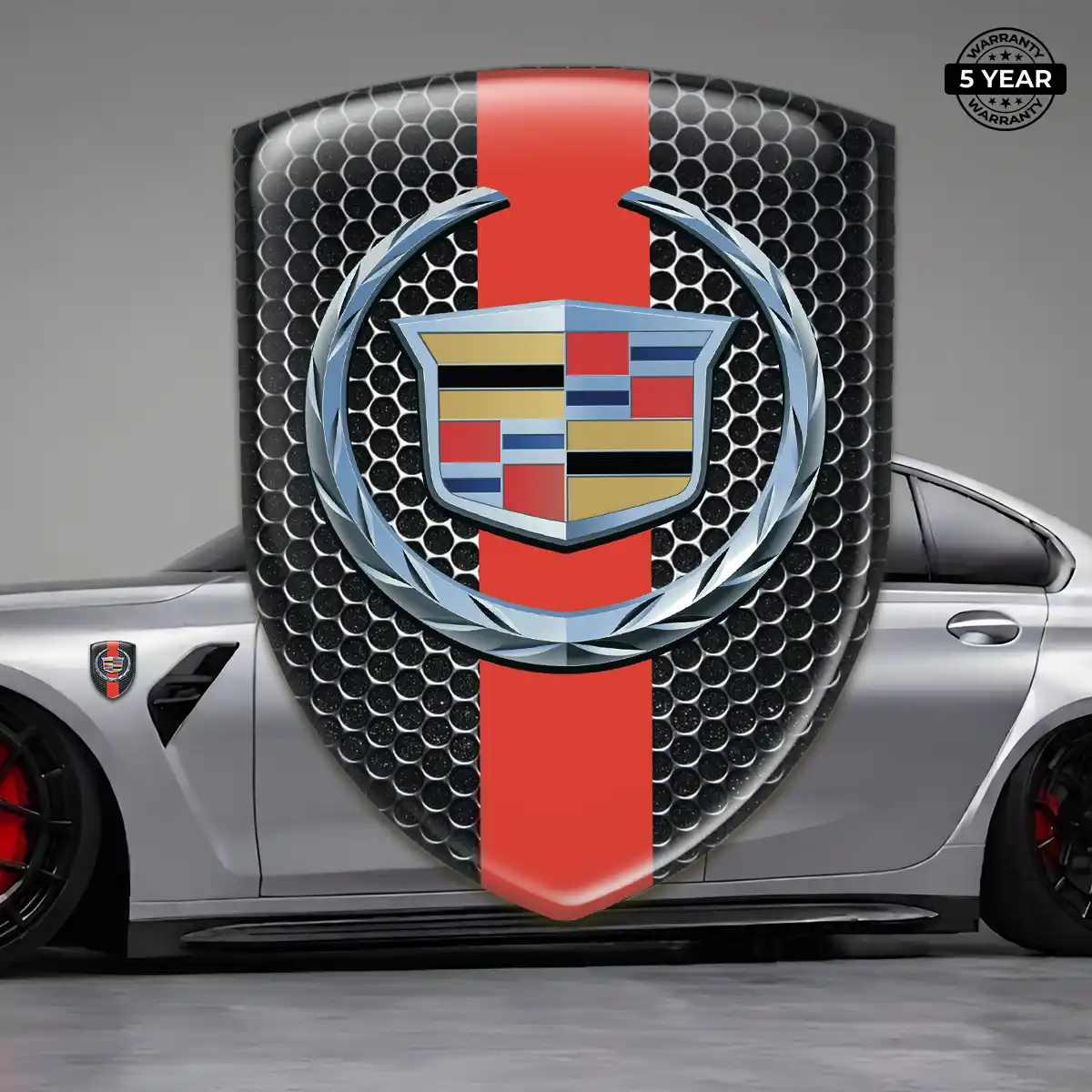 Cadillac Automotive Resin Decal Performance Style