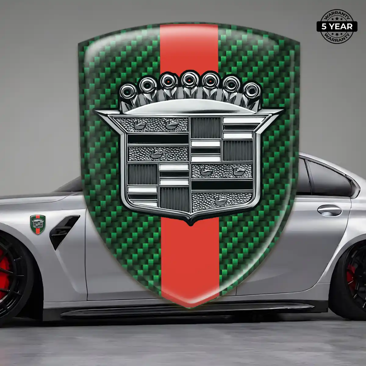 Cadillac Badge Branded Line
