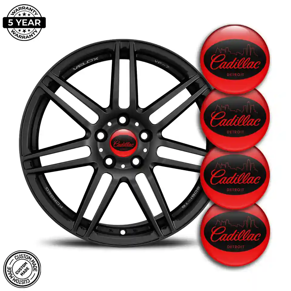 Cadillac Badge Emblems Center Cap Premium Edition