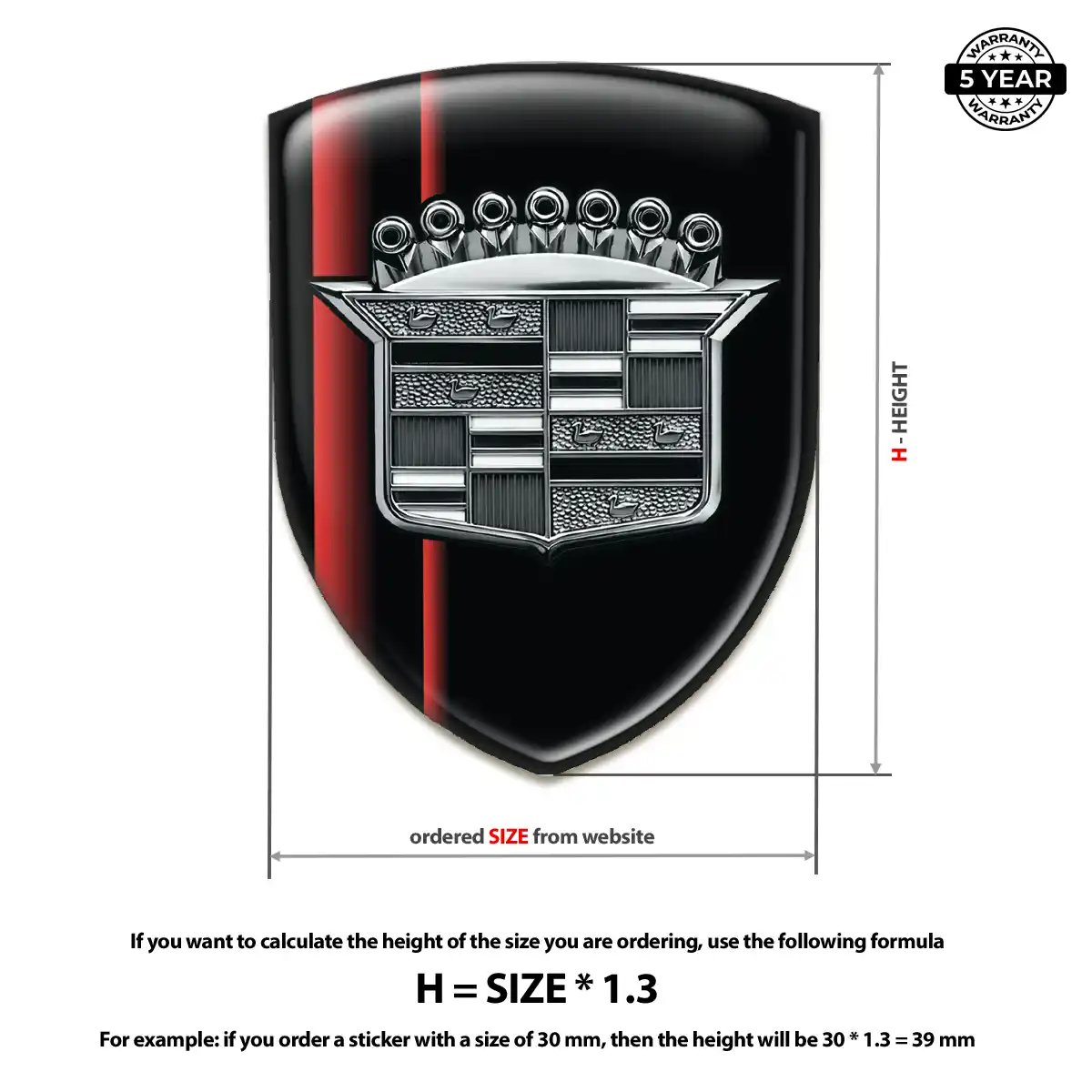Cadillac Badge Prime Quality