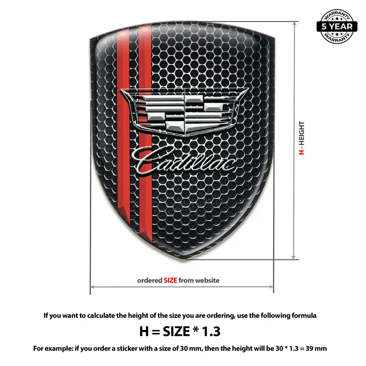 Cadillac Badge Refined Design