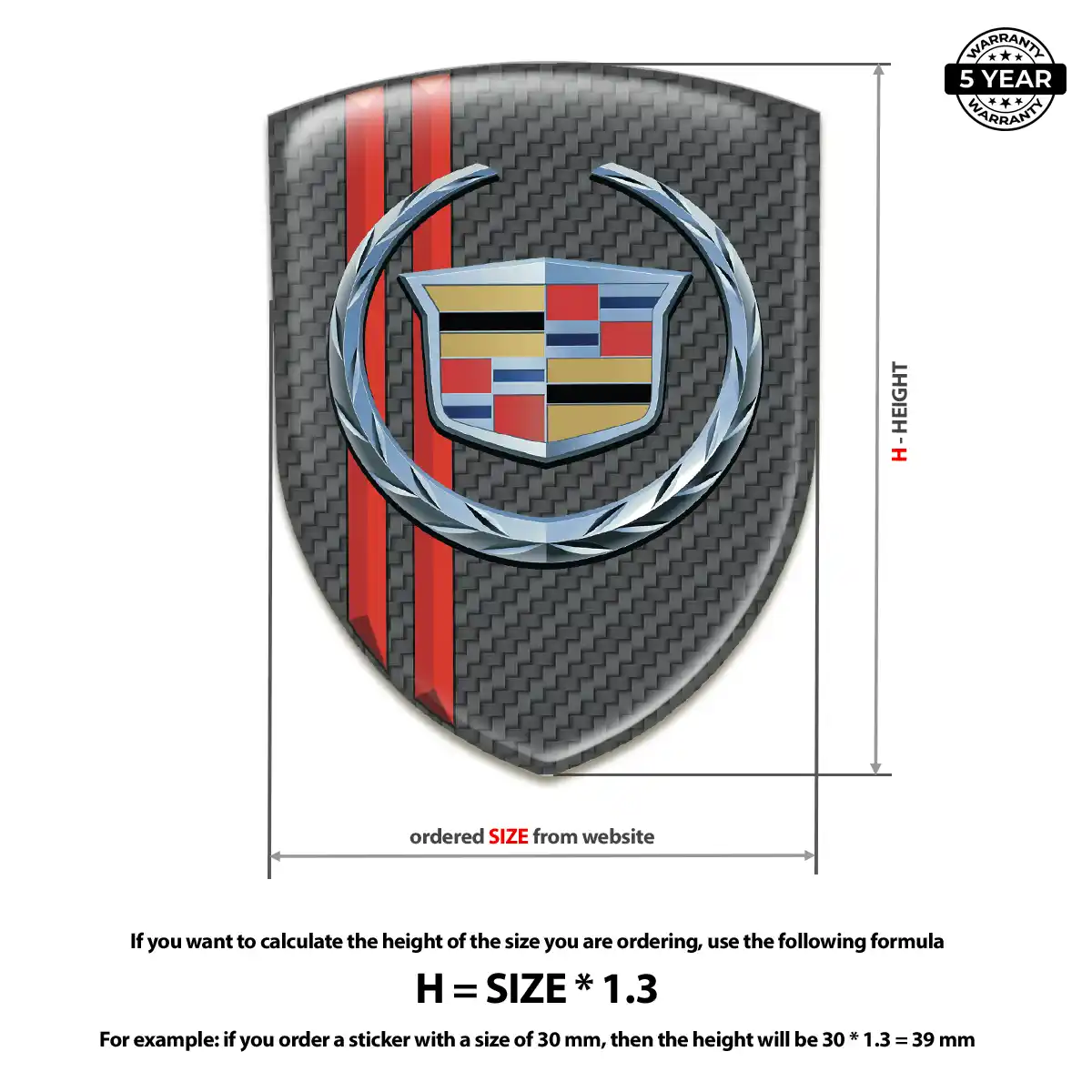Cadillac Badge Vortex Elite