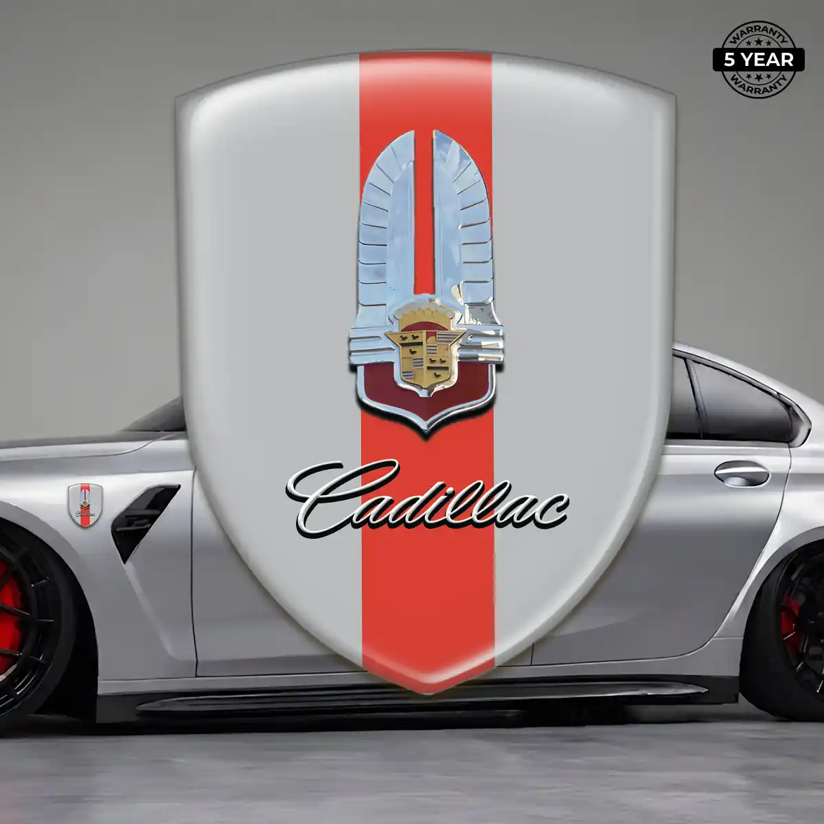 Cadillac Car Badge Sticker Noble Edition