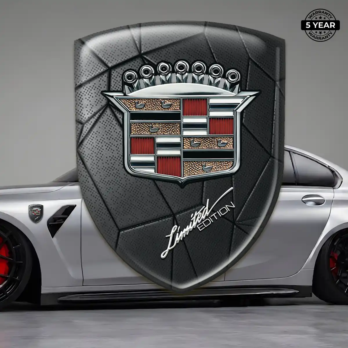 Cadillac Car Badge Sticker Performance Style