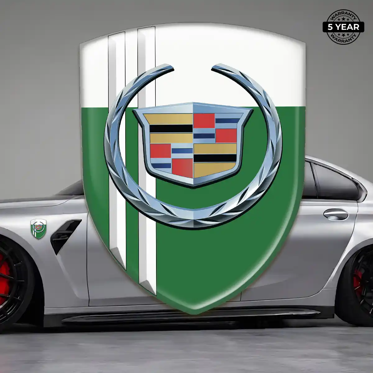 Cadillac Car Badge Sticker Prestige Line