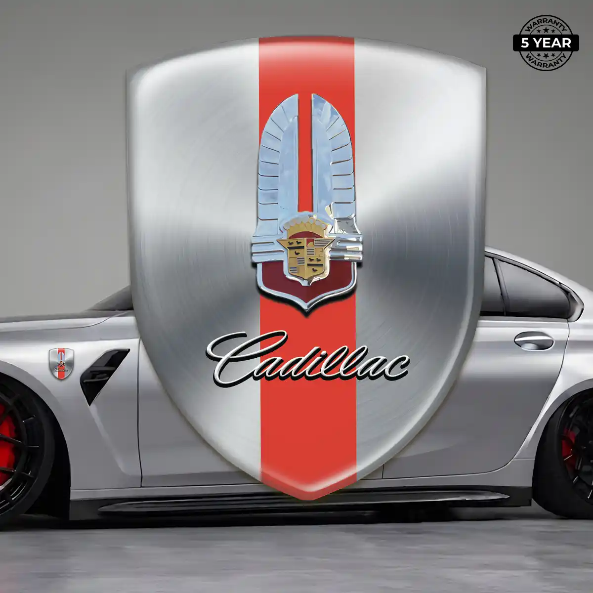 Cadillac Car Badge Sticker Resin Elite