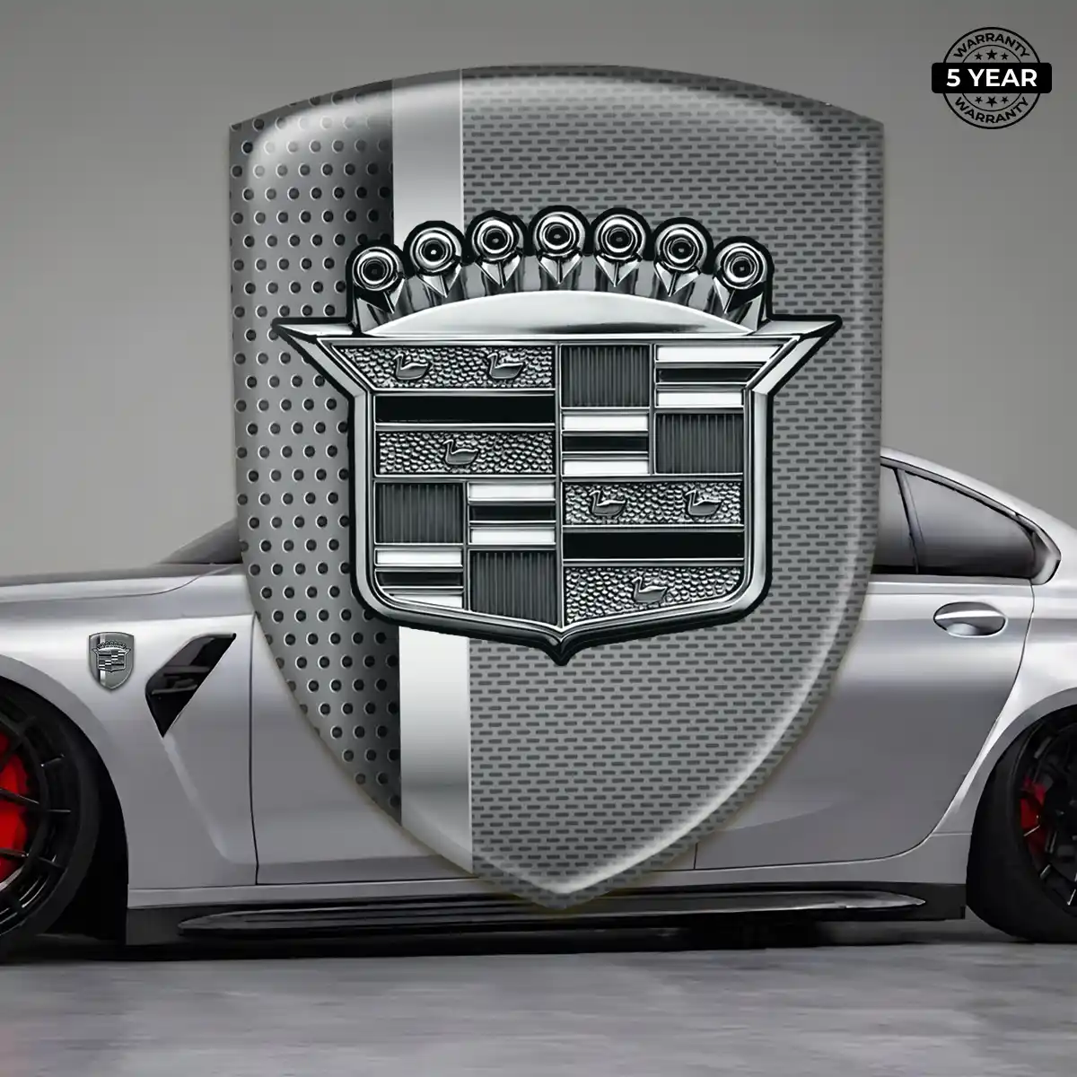 Cadillac Car Badge Sticker Sport Tuning